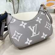 Uubags Louis Vuitton M46099 Bagatelle Monogram Empreinte Bag In Grey 22x14x9cm - 2