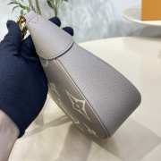 Uubags Louis Vuitton M46099 Bagatelle Monogram Empreinte Bag In Grey 22x14x9cm - 3