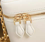 Uubags Dolce & Gabbana Sicily crossbody bag in plongé calfskin white 10x17x6cm - 2