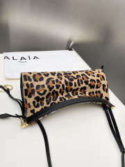 Uubags Alaia Le Click East West Leopard-Print Shoulder Bag 30x14x9cm - 2