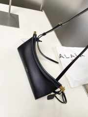 Uubags Alaia Le Click East West Small Bag In Black Calfskin Leather 25x12.5x7cm - 6