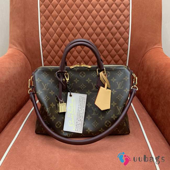 Uubags Louis Vuitton M28379 Speedy 30 Soft Celebration Bag Monogram Canvas 30x21x17cm - 1