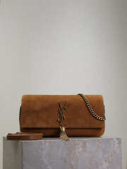 Uubags YSL medium Kate 99 bag in tan suede 26x13.5x4.5cm - 1