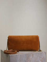 Uubags YSL medium Kate 99 bag in tan suede 26x13.5x4.5cm - 6