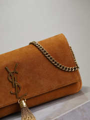 Uubags YSL medium Kate 99 bag in tan suede 26x13.5x4.5cm - 2