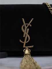 Uubags YSL medium Kate 99 bag in black suede 26x13.5x4.5cm - 4