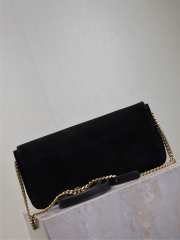 Uubags YSL medium Kate 99 bag in black suede 26x13.5x4.5cm - 3