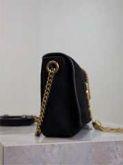 Uubags YSL medium Kate 99 bag in black suede 26x13.5x4.5cm - 2