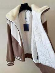 Uubags Louis Vuitton 1AJBD2 Ski Monogram Blouson With Shearling Collar - 4