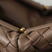 Uubags Bottega Veneta Teen Lauren 1980 Bag With Chain In Brown 31.5x16.5x11cm - 6