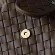 Uubags Bottega Veneta Teen Lauren 1980 Bag With Chain In Brown 31.5x16.5x11cm - 2