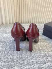 Uubags YSL Le loafer pumps in burgundy eel 11cm - 2