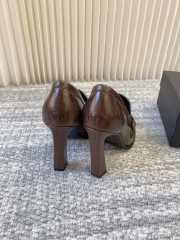 Uubags YSL Le loafer pumps in dark brown eel 11cm - 2