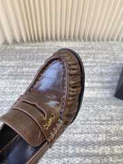 Uubags YSL Le loafer pumps in dark brown eel 11cm - 4