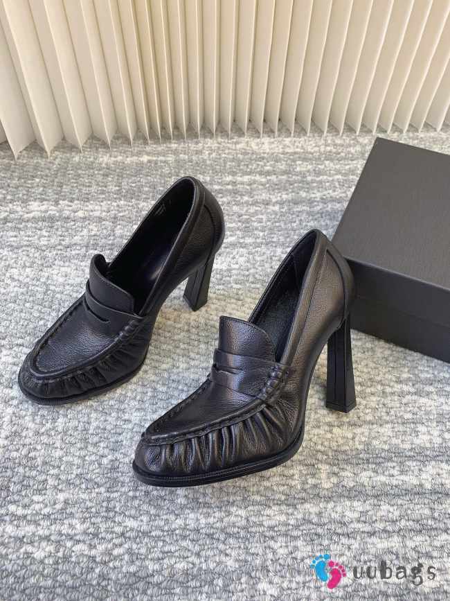 Uubags YSL Le loafer pumps in black calfskin 11cm - 1