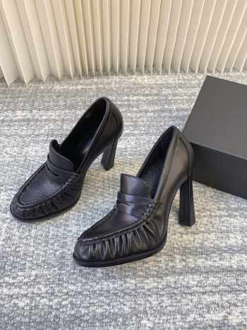 Uubags YSL Le loafer pumps in black calfskin 11cm