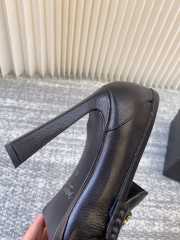 Uubags YSL Le loafer pumps in black calfskin 11cm - 5