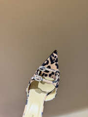 Uubags Andrea Wazen Carol 75 leopard-print satin mules - 2