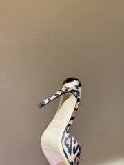 Uubags Andrea Wazen Carol 75 leopard-print satin mules - 6