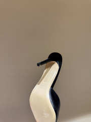 Uubags Andrea Wazen Black Caroline 85 Mules in Satin - 6