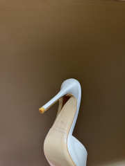 Uubags Andrea Wazen Franca Glitz Mules in white satin - 3