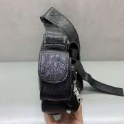 Uubags Balenciaga Superbusy Camera bag in black Arena lambskin, aged-silver hardware 22x16x6cm - 6