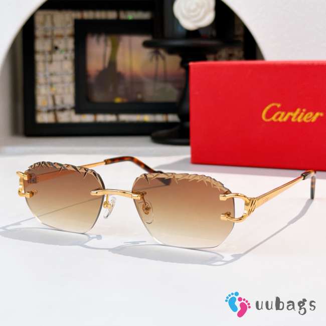 Uubags Cartier Signature C Sunglasses - 1