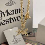 Uubags Vivienne Westwood Gold Chain Bracelet With Horse Charm - 6