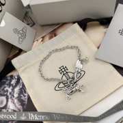 Uubags Vivienne Westwood Gold Chain Bracelet With Horse Charm - 5