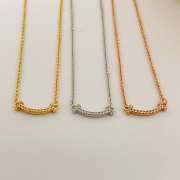 Uubags Tiffany & Co Smile Pendant in Silver with Diamonds - 6