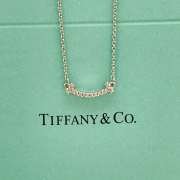 Uubags Tiffany & Co Smile Pendant in Silver with Diamonds - 4