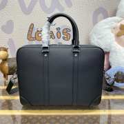 Uubags Louis Vuitton M30925 Porte-Documents Voyage PM Briefcase In Black 36.5x27.5x6cm - 1