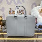 Uubags Louis Vuitton M30925 Porte-Documents Voyage PM Briefcase In Grey 36.5x27.5x6cm - 6