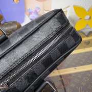 Uubags Louis Vuitton N40445 Porte-Documents Voyage NM Handbag Damier Graphite Canvas 36.5x27.5x6cm - 5