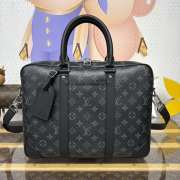 Uubags Louis Vuitton M46457 Porte-Documents Voyage PM Briefcase Monogram Eclipse 36.5x27.5x6cm - 1