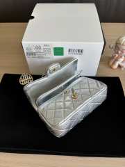 Uubags Chanel Classic Mini Bag In Metallic calfskin & gold metal 20x12.5x6cm - 4