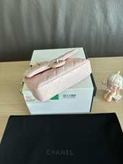 Uubags Chanel flap bag, sequins & gold-tone metal, light pink 20x12.5x6cm - 5