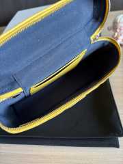 Uubags Chanel AP4407 Vanity bag light yellow glossy calfskin with grain effect & gold-plated metal  - 2