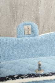 Uubags Chanel Mini Pre-Owned 2018 denim quilted shoulder bag 20cm - 5