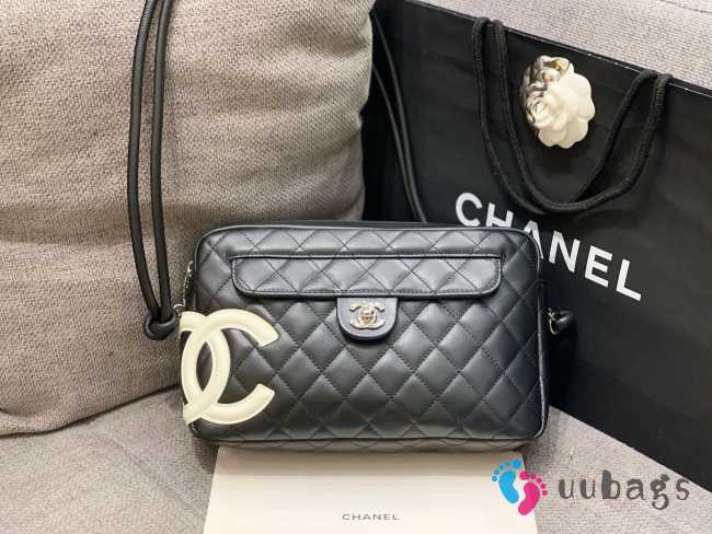 Uubags Chanel Ligne Cambon Camera Bag In Black 27x16x8cm - 1