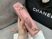 Uubags Chanel Vanity pink bag with shoulder strap glossy calfskin with grain effect & gold-plated metal - 3
