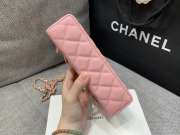 Uubags Chanel Vanity pink bag with shoulder strap glossy calfskin with grain effect & gold-plated metal - 5