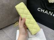Uubags Chanel Vanity light yellow bag with shoulder strap glossy calfskin with grain effect & gold-plated metal - 6