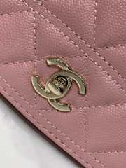 Uubags Chanel Small 25C Top Handle Bag in Pink 17x9.5x5cm - 4