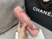 Uubags Chanel Small 25C Top Handle Bag in Pink 17x16x5cm - 6