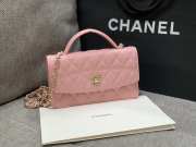Uubags Chanel Small 25C Top Handle Bag in Pink 17x16x5cm - 5