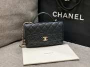 Uubags Chanel Small 25C Top Handle Bag in Black 17x19.5x5cm - 5