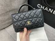 Uubags Chanel Small 25C Top Handle Bag in Black 17x19.5x5cm - 3