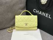 Uubags Chanel Small 25C Top Handle Bag in Light Yellow 17x19.5x5cm - 1