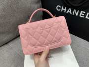 Uubags Chanel Small 25C Top Handle Bag in Pink 17x19.5x5cm - 4